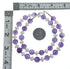 Native American Navajo Amethyst and Mother of Pearl Bead Sterling Silver Necklace JX126709